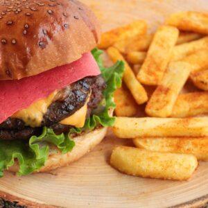 Spicy Paneer Burger Combo